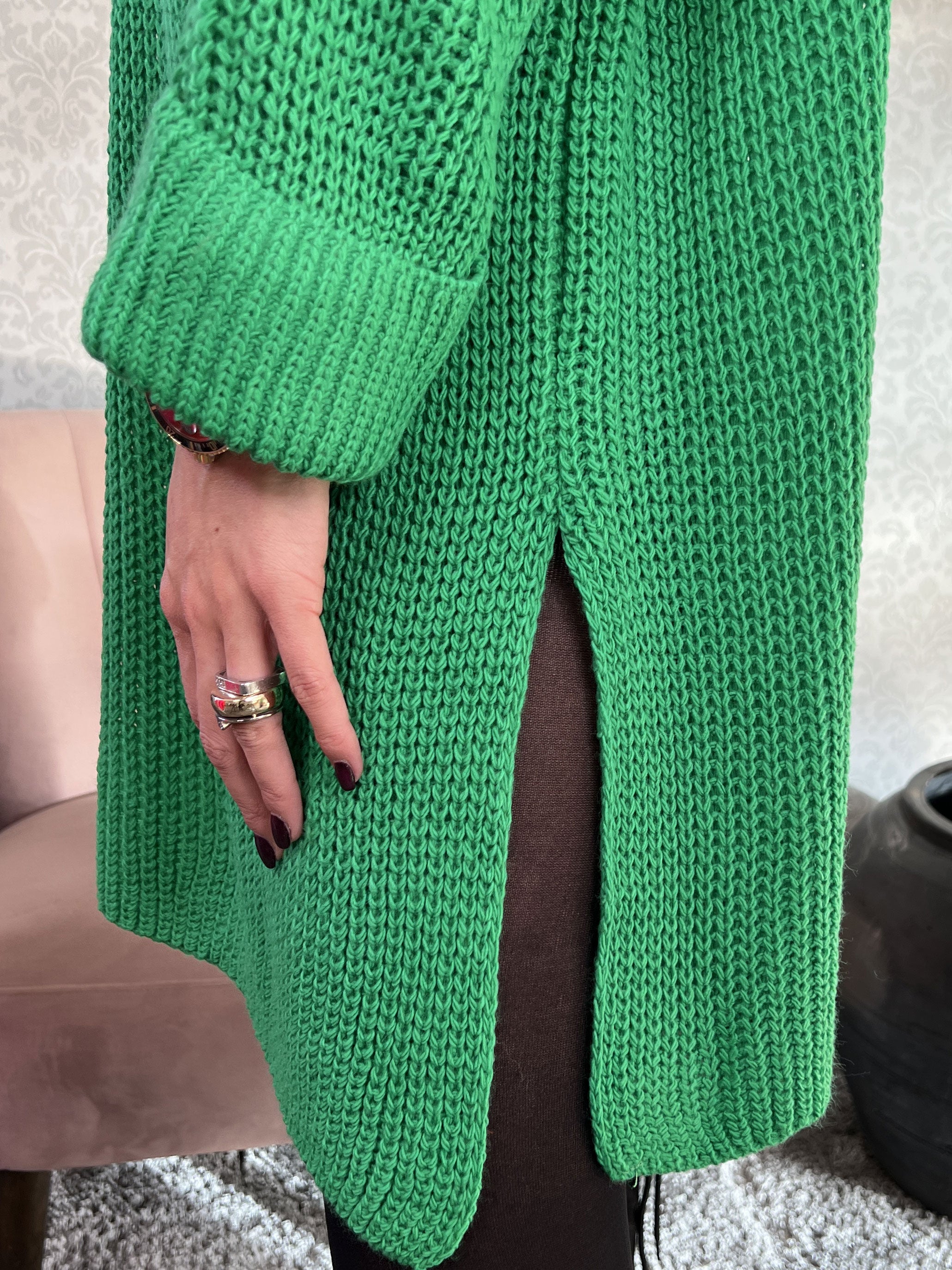 Serafina - Oversize strik med slids